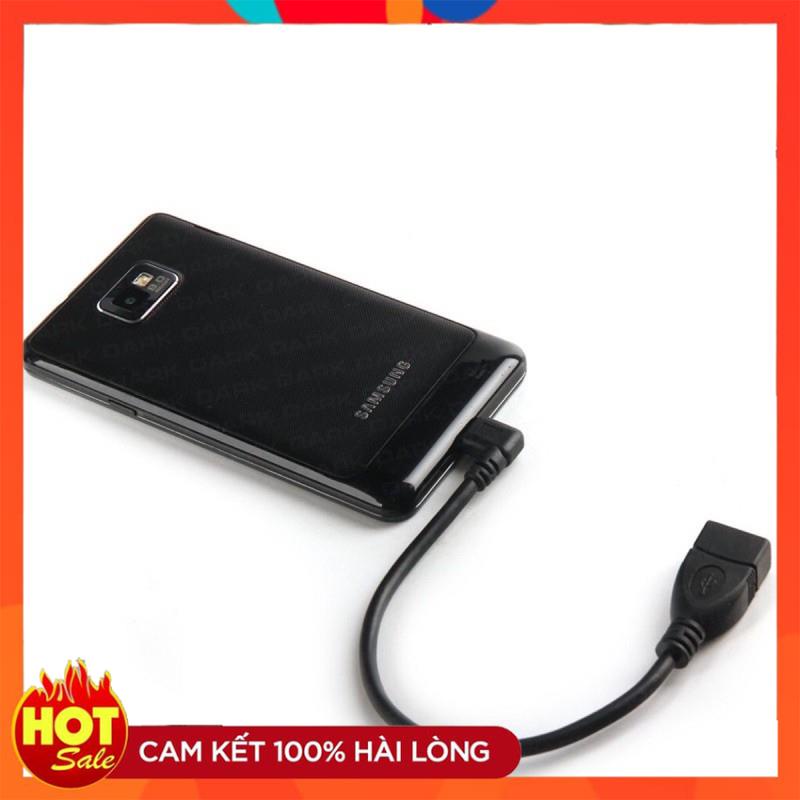 Cáp OTG Micro USB To USB Bẻ cong góc 90 độ  - Loại zin bóc thiết bị