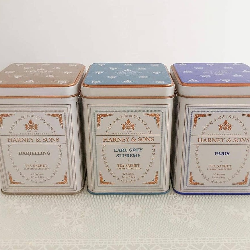 [Hàng Mỹ date 2023]Trà bá tước Earl Grey Supreme Harney and Sons hộp tin trắng | BigBuy360 - bigbuy360.vn