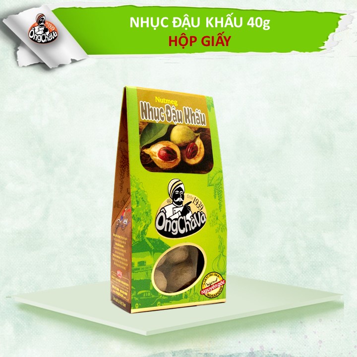 Nhục Đậu Khấu Ông Chà Và 40gr (hộp giấy)