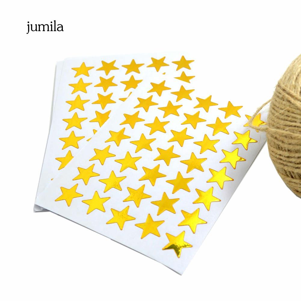 350 tờ miếng dán hình ngôi sao năm cánh đáng yêu