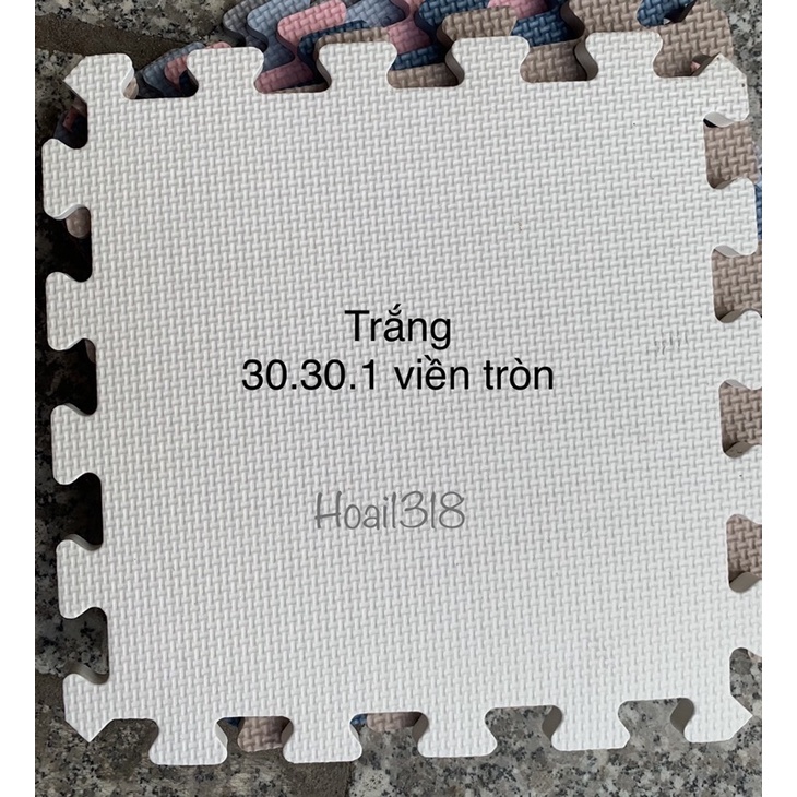 THẢM XỐP LÓT SÀN SIZE 30.30 DÀY 1CM - RĂNG TRÒN