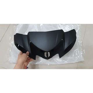 Ốp đầu trước (nắp trước tay lái) Sirius đen nhám mờ