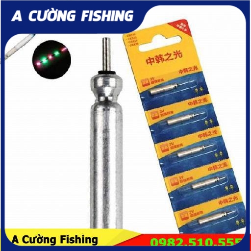 [Vỉ 5 quả] Pin Điện Tử CR425 Chuyên lắp phao câu đài phao câu đêm- A Cường Fishing