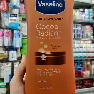Sữa dưỡng thể Vaseline Total Moisture Cocoa Glow 725ml