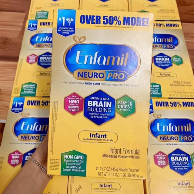 Sua Enfamil neuro pro 890g (xách tay mỹ) 0-12m