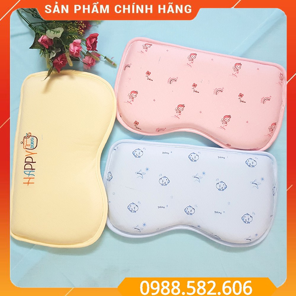 Gối Cao Su Cho Bé Dokma + TẶNG 01 Vỏ Gối (Kích Thước 35.5x19cm) - 8936090721650