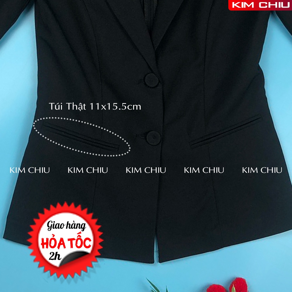 Áo Vest Nữ Công Sở Kim Chiu Tay Lỡ Vải Kaki, Form Đẹp [HÀNG CAO CẤP - ĐỔI TRẢ THOẢI MÁI] VTL-01