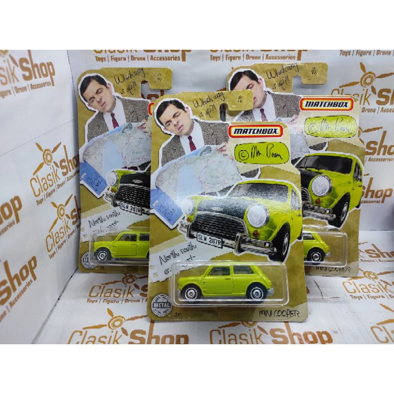 Mr Bean Cooper Mô Hình Xe Hơi Mini Matchbox Chất Lượng Cao