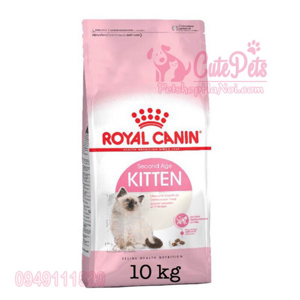 Royal Canin Kitten 36 10kg Thức ăn cho mèo con - CutePets Phụ kiện thú cưng Pet shop Hà Nội Hàng chính hãng