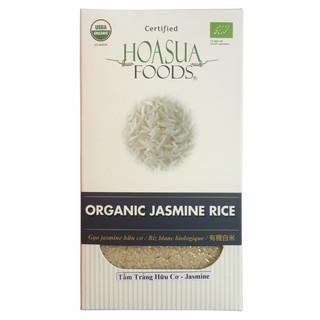 Gạo tấm trắng Jasmine hữu cơ Hoa Sữa 1kg