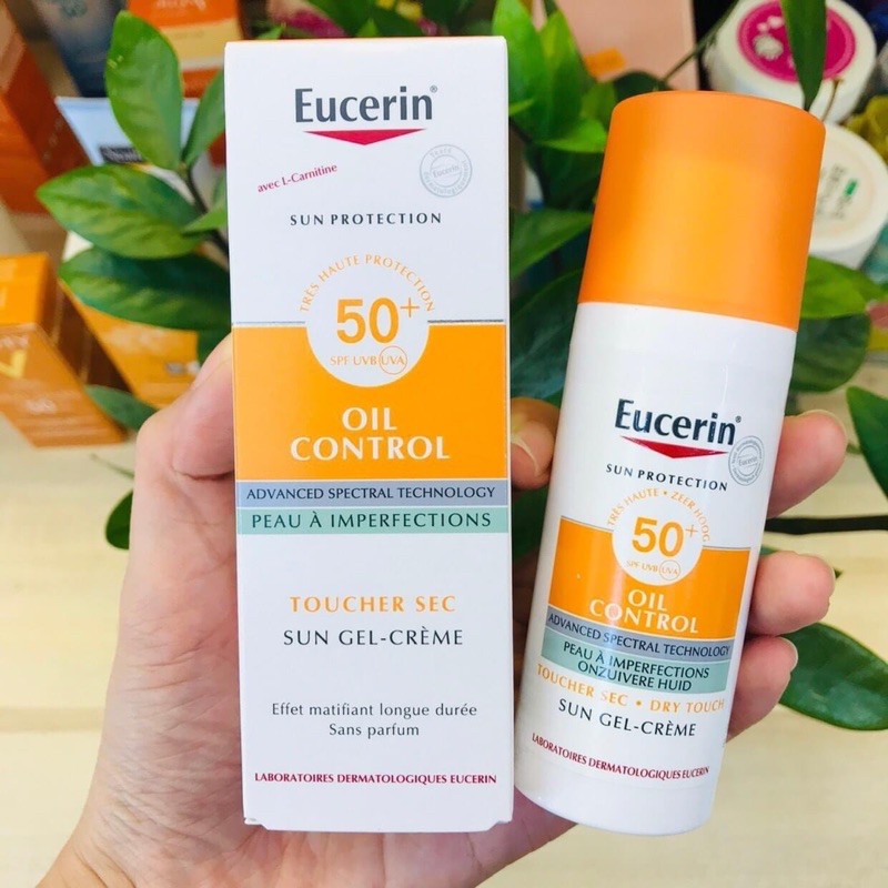 Kem Chống Nắng Eucerin Sun Gel-Creme Oil Control Dry Touch