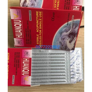 Kim Châm Cứu Hoàn Cầu - kim 0.25 (100 Cái/Hộp)