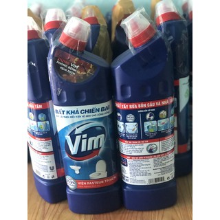 Combo 3 chai Vim tẩy rửa bồn cầu và nhà tắm (900 ml) - xanh biển