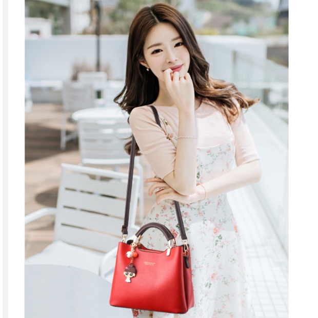 Túi Đeo Chéo Hình Hoạt Hình Màu Macaron Thời Trang Cho Nữ