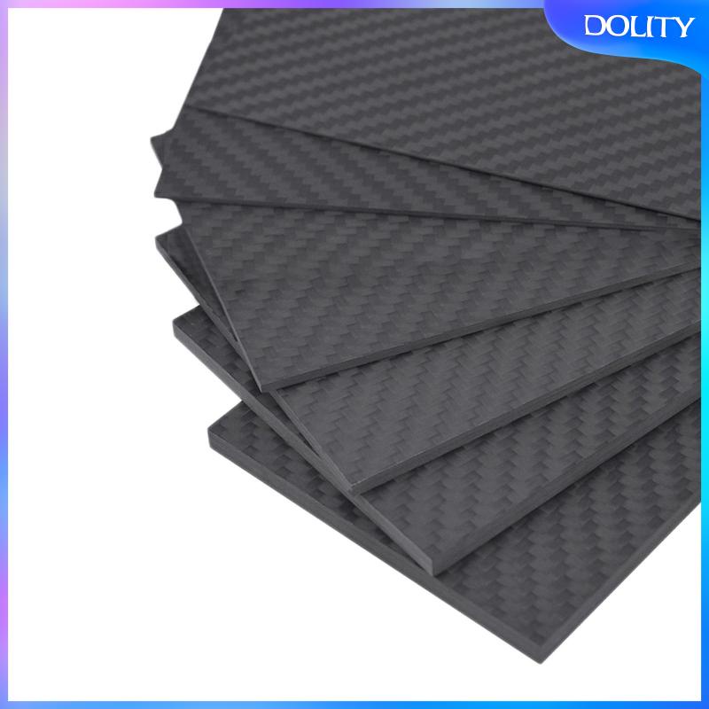 Tấm Sợi Carbon Thẳng 0.5mm / 1mm / 2mm / 3mm Cho Khung Ảnh 125x75x0.5mm
