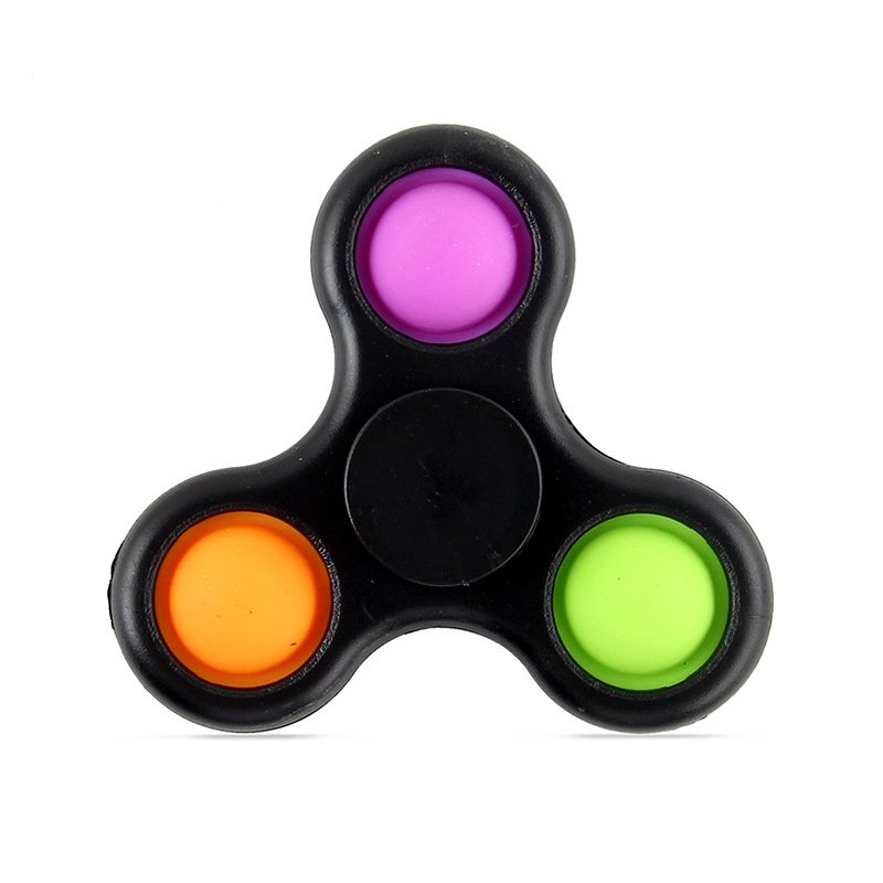  COB ABS Fidget Spinner EDC Spinner For Autism ADHD Anti Stress Hand Spinners Bearing Trispinner Finger Toy Focus Fidgeting Restless Tri-Spinner High Quality Adult Kids Funny Toys