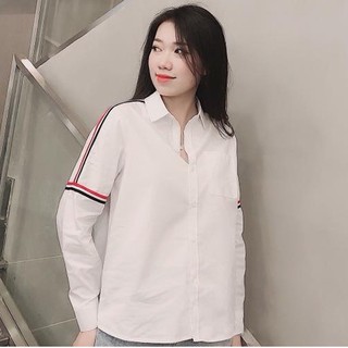Áo sơ mi sọc hàng cao cấp