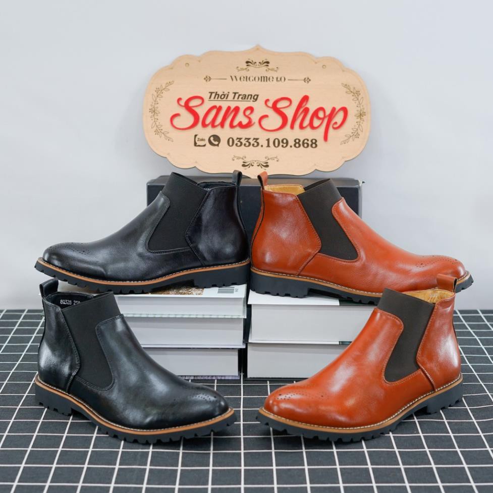 Free Giày Chelsea Boots Giày Bốt Nam Da Thật Sans101 Uy Tín 2020 ⚡ CHẤT sịn : " * ⁿ ? | BigBuy360 - bigbuy360.vn