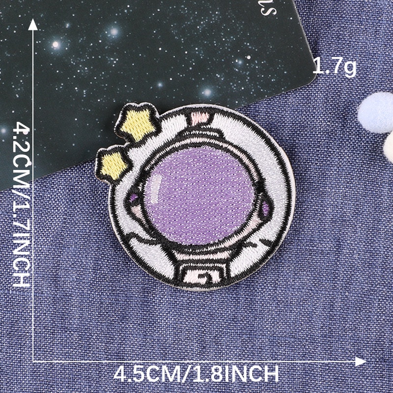 Miếng Dán Trang Trí Quần Áo Hình Phi Hành Gia Hoạt Hình Đáng Yêu