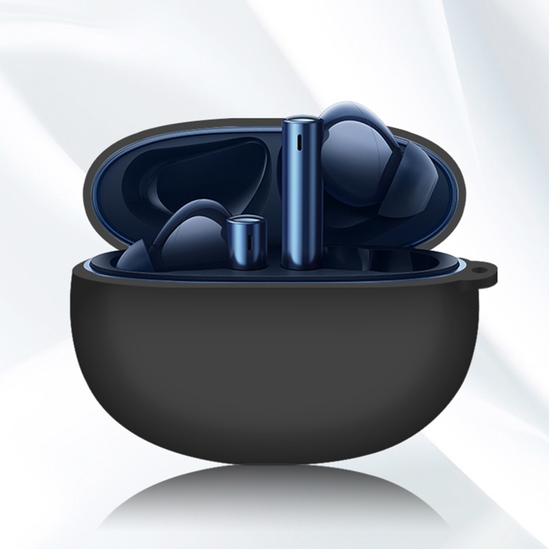 Vỏ Bảo Vệ Hộp Sạc Tai Nghe realme Buds air 3 Bằng Silicon Mềm Màu Trơn