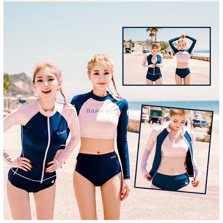 Đồ bơi hai mảnh tay dài thời trang Hàn quốc | BigBuy360 - bigbuy360.vn