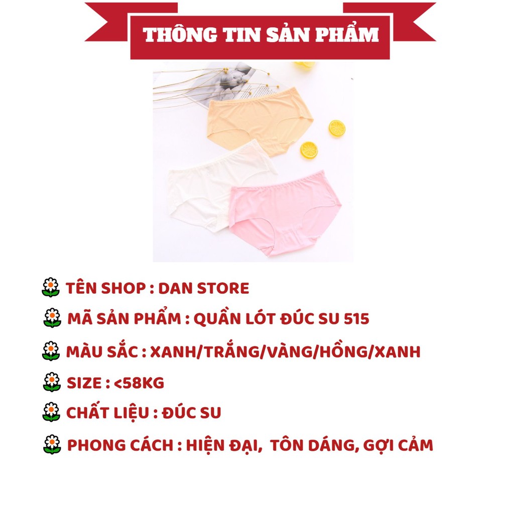 Quần Lót Nữ đúc su không đường may kháng khuẩn thoáng mát tôn dáng sexy MẪU 515 | BigBuy360 - bigbuy360.vn