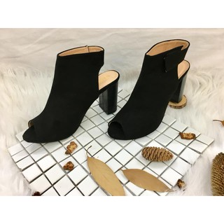 [G AUTUMN] - [GA031]Boot hở mũi da lộn
