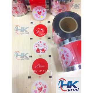 CUỘN MÀNG ÉP LY NHỰA- MÃ 168 (CUỘN KEO ÉP LY TRÀ SỮA)