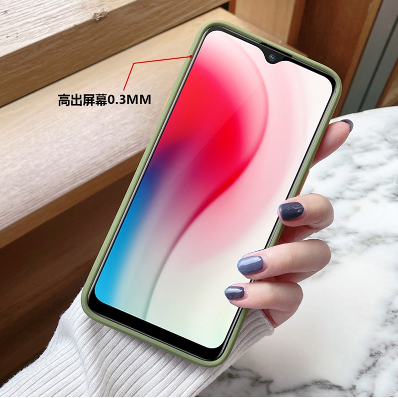 Ốp Điện Thoại Nhựa Cứng PC Bề Mặt Nhám Viền Màu Redmi Mi Note 7 7Pro 8 8Pro 9 9S 9Pro 9ProMax 10 10s 10Pro 11 11S 11Pro