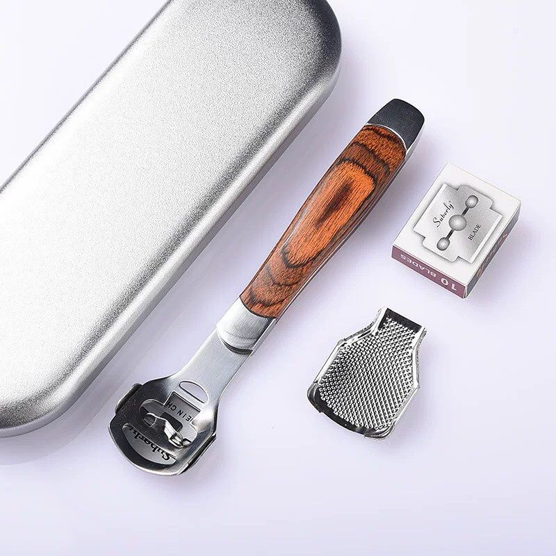 Dụng Cụ Trà Gót Chân,Mài Gót Chân ,Tẩy Da Chết (Tặng kèm 20 lưỡi dao)