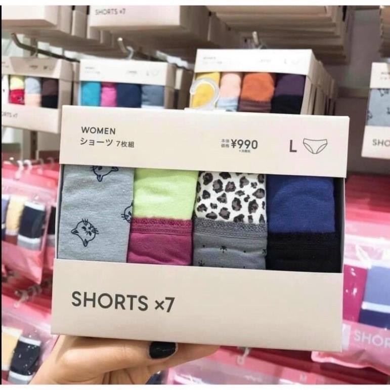 SET 7 CHIẾC QUẦN LÓT QUẦN CHIP GU NHẬT BẢN size M L