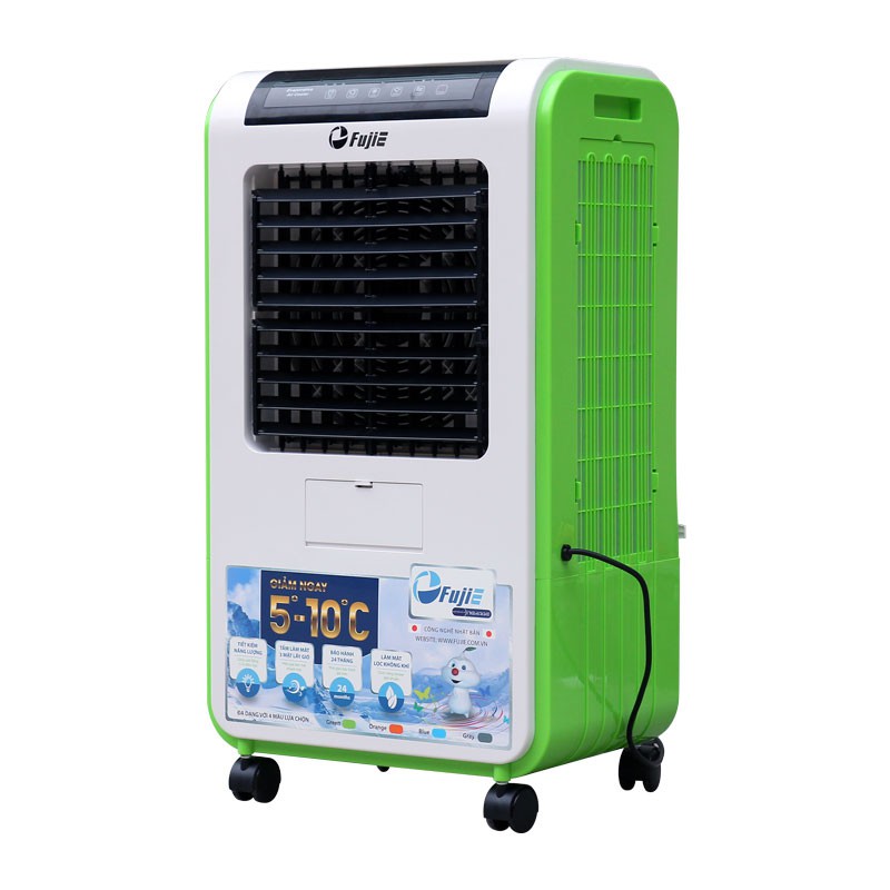 Máy Làm Mát FujiE AC-601 - Trắng/Cam, 30L, 4 Tốc Độ Quạt, Tự Động Tắt Khi Hết Nước