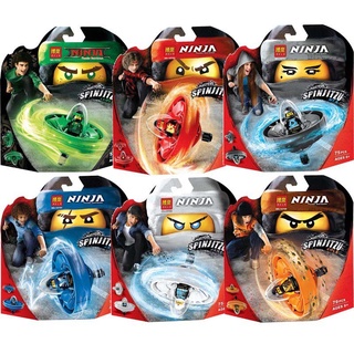 [Siêu Sale]  Bộ lắp ráp xếp hình Lego Nịnago prck 61044: Con quay vô cực Ninjago mẫu mới (70+ mảnh)