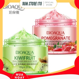 Mặt nạ ngủ Bioaqua HOA QUẢ (Kiwi & Lựu)