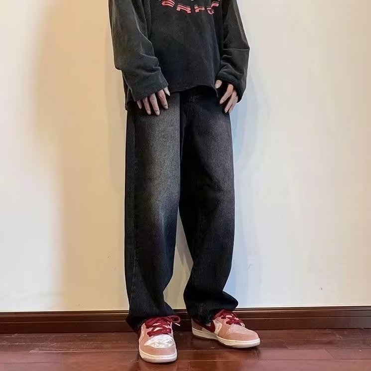 Quần jeans Trơn size Lớn Thời Trang Hàn Quốc Dành Cho Nam S-3XL