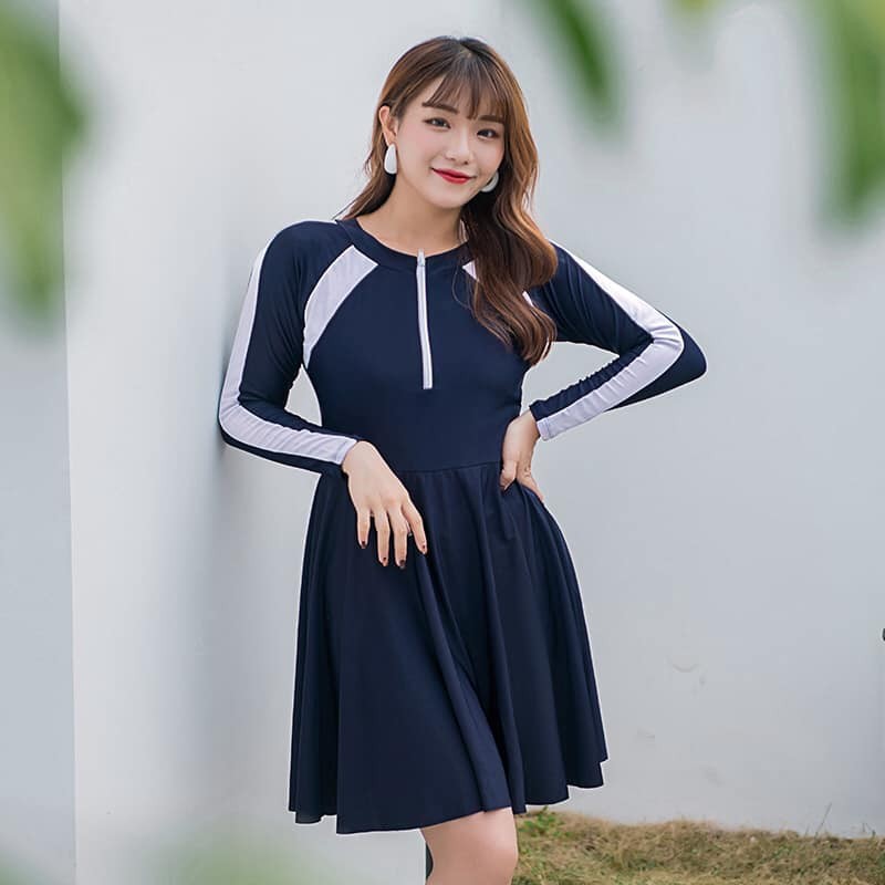 BY711 - Đầm bơi liền quần cho người mập - giá 540k