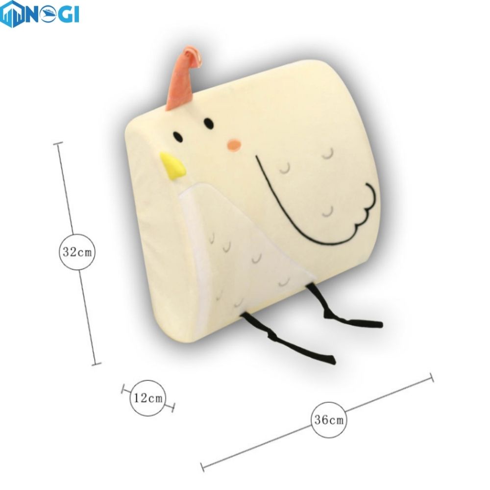 Gối tựa lưng ghế ngồi làm việc, tựa lưng cho bé ngồi học, tựa lái xe oto giảm đau lưng nhiều màu cho ghế văn phòng,