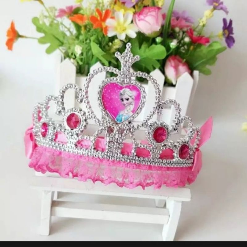 Bờm cài tóc vương miện cho bé (cài bản 1.5cm)