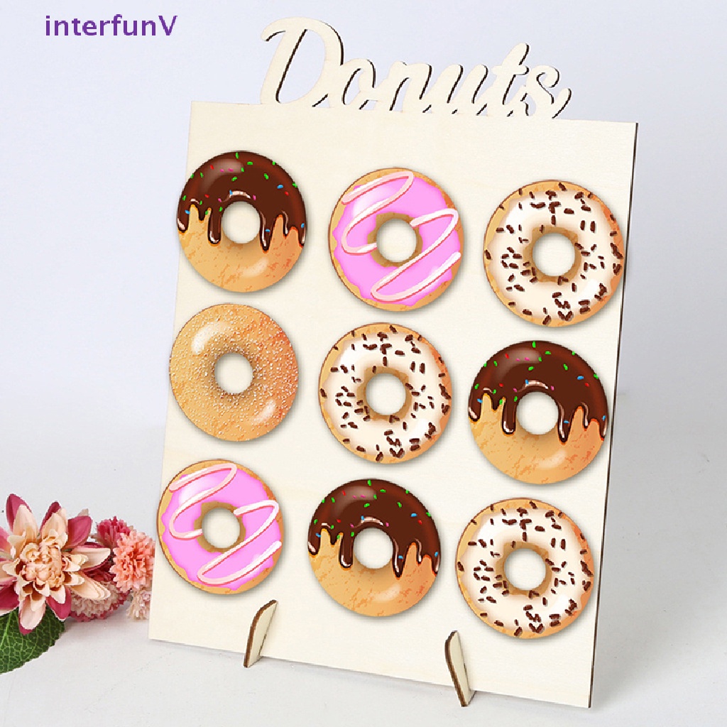 Giá Đỡ Trưng Bày Bánh Donut Kẹo Ngọt Cho Bữa Tiệc