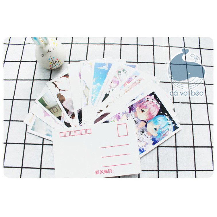 Postcard Bưu thiếp Sakura Thủ lĩnh thẻ bài bưu thiếp manga anime