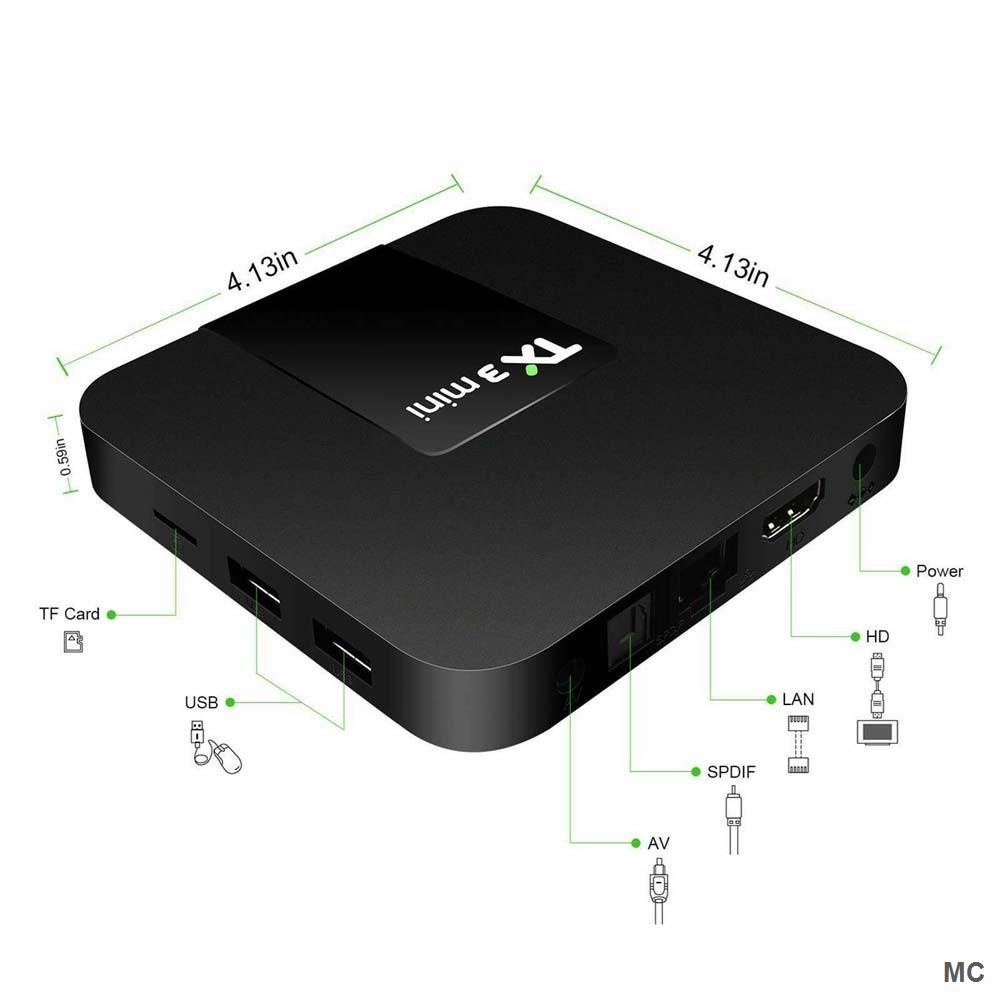 Đầu TV Box Tx3 Mini Hdmi 11.0 Thông Minh TV Box HD 4K KèM Phụ KiệN Chuyên DụNg