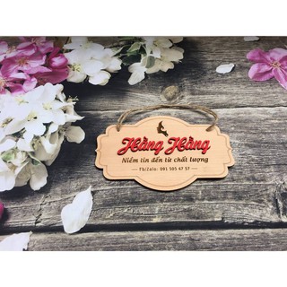 Bảng Gỗ - Khắc Tên Shop