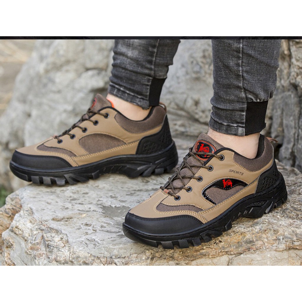 Giày Thể Thao Nam - Giày Nam 9(sneaker) Đế cao, độn đến để Leo Núi, Đế Cao Su,Tăng Cường Ma Sát, Chống Thấm Nước, Bền