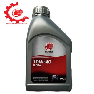 Nhớt Xe Máy Xe Số IDEMITSU 4T SL MA 10W40 800ML
