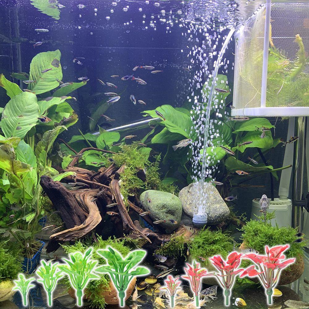 CONOPERY Đồ trang trí Bãi Cỏ Nhân Tạo Trang Trí Bể Cá