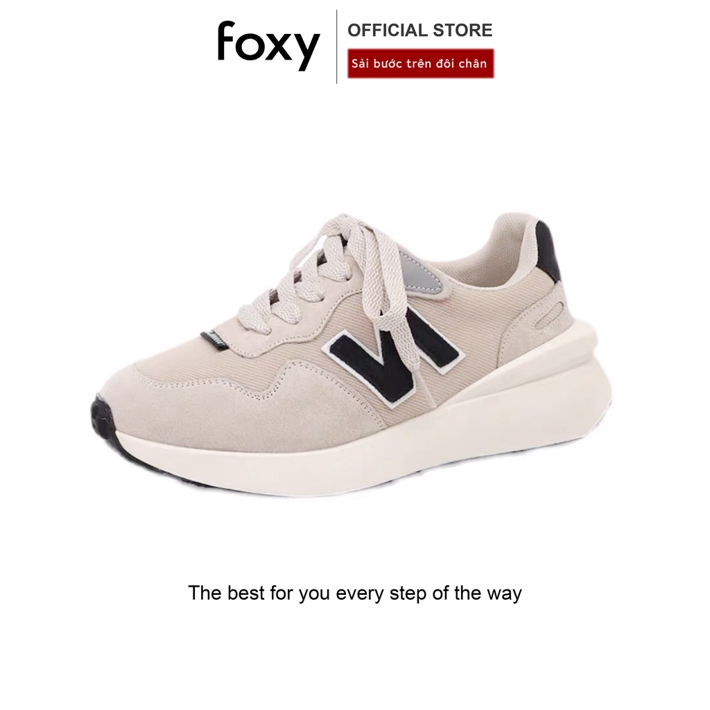 Giày Thể Thao Nữ Độn Đế FOXY Sneaker Ulzzang Tôn Dáng Chữ N - FOX048