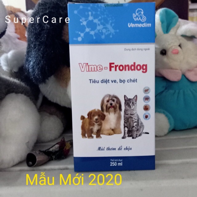 [SIÊU RẺ] Vime- FRONDOG thuốc xịt trị ve, bọ chét ở Chó Mèo .