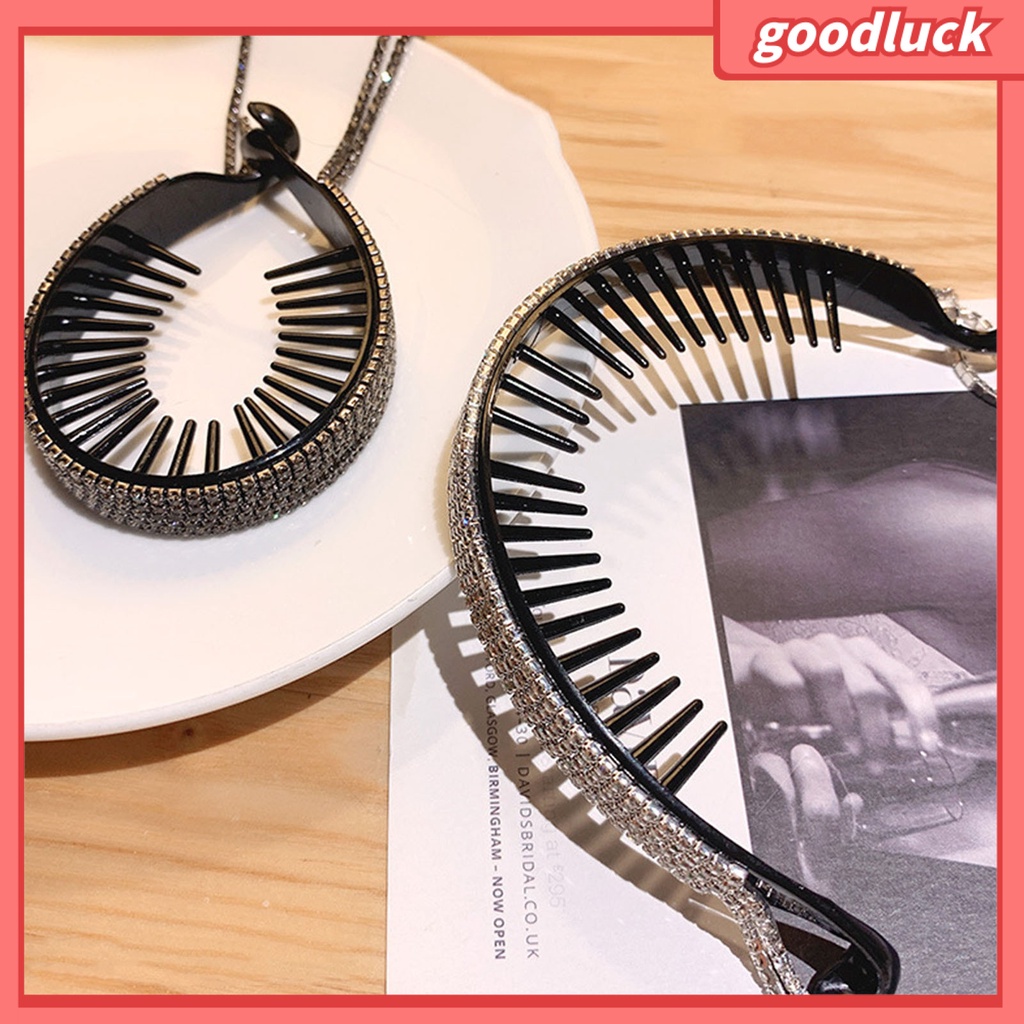 [Hàng mới về] Dụng cụ làm tóc tạo kiểu đính đá tua rua tinh tế cho nữ