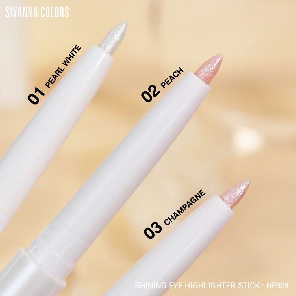 Bút nhũ mắt, bắt sáng, kẻ bọng mắt Sivanna Shining Eye Highlighter Stick HF928 Thái Lan