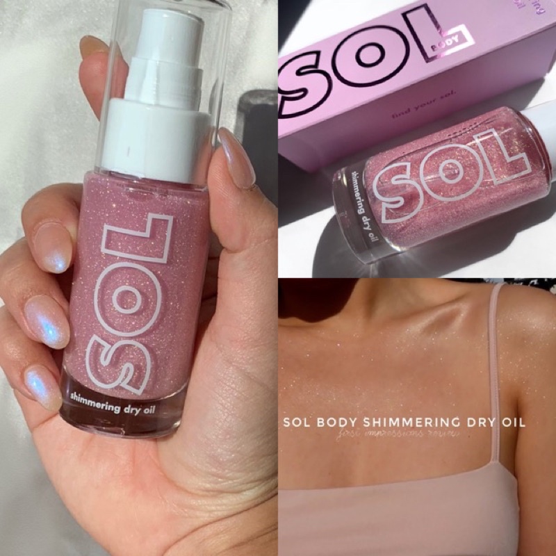 AUTH - SALE OFF XỊT NHŨ BODY COLOURPOP SOL SHIMMERING DRY OIL CÁC MÀU BEST SELLER